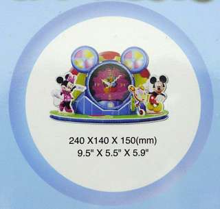 DISNEY MICKEY MOUSE 3D PUZZLE CLUBHOUSE CLOCK NEW  
