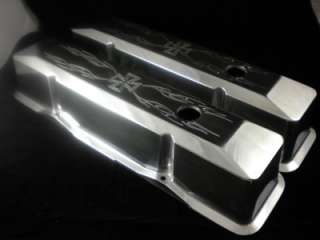 Chevy small block aluminum valve covers w/ air cleaner  