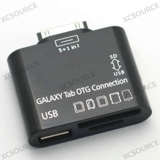 5in1 USB SD TF MS Card Reader Camera Connection For Samsung Galaxy Tab 