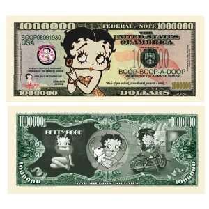  (10) Betty Boop Million Dollar Bill 