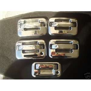 Mirror Polish Chrome Door Handle Cover   Ford F150 04 09 (with keypad 