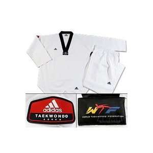  Adidas Champion II Taekwondo Dobok Uniform with Black V 