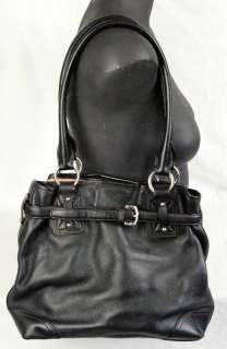 Etienne Aigner Black Leather Hobo   Handbag Purse Satchel   Excellent 