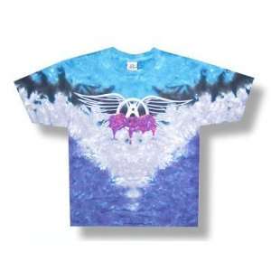  Aerosmith  Tie Dye Shirt   Wings Logo (Medium) Sports 
