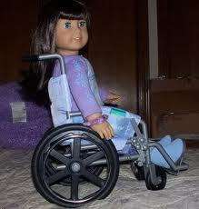   crutches and cast   Brand New   Perfect for American Girl Doll  