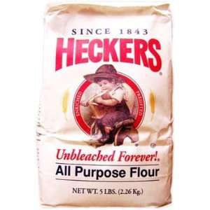 Heckers Unbleached All Purpose Flour 5 lbs  Grocery 