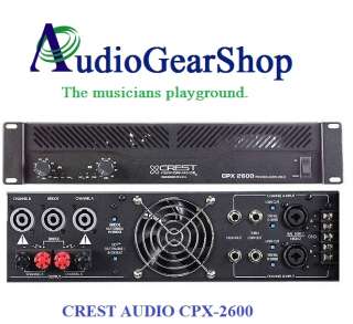 CREST AUDIO CPX 2600 1550 Watt Power Amplifier  