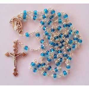 Crucifix Rosary Necklaces Vintage Cross Jewelry Blessed Pray Religious 