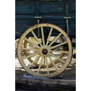  Old Antique Wagon Wheel   Peel and Stick Wall Decal by 