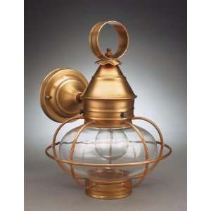 Northeast Lantern 2525 AC MED CSG NS Caged Onion Wall Antique Copper 