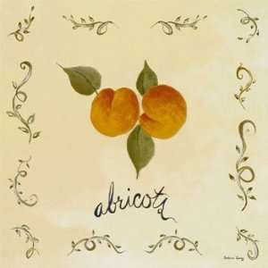  Apricots Poster Print on Canvas by Katharine Gracey, 10x10 