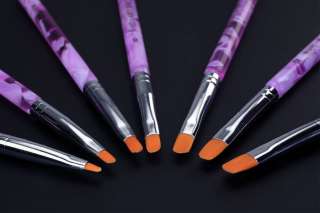 Pcs Nail Art Brush Pen for Acrylic UV Color Gel Draw Paint Size 2 4 