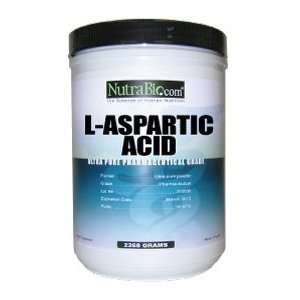  NutraBio L Aspartic Acid Powder   500 Grams Health 