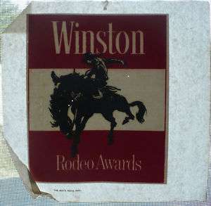 Vintage WINSTON RODEO AWARDS T SHIRT IRON ON Cigarettes  