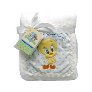  Baby Looney Toons White Coral Fleece Blanket: Baby