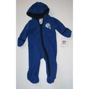   Colts Baby/Infant Footed Hooded Sleeper Size 6 9 Months Baby