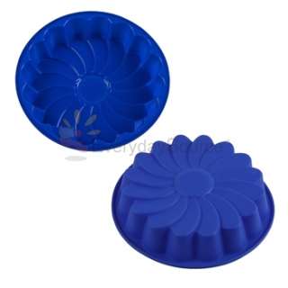 Blue Flower Cake Pan Mould For Home Kitchen Baking  