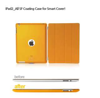 Tridea][NEW] ipad 2 SF coating case compatible with smart cover BLUE 