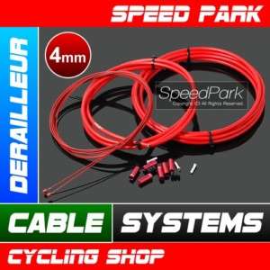 AICAN MTB Road Bike Derailleur 4mm Cable Systems Red  