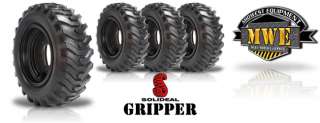 10x16.5 Solideal Skid Steer Gripper Tires Wheels Rims  