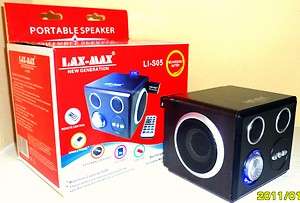 LAX MAX Portable  Speaker System / Boombox  