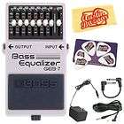 boss geb 7 bass equalizer pedal deluxe bundle expedited shipping