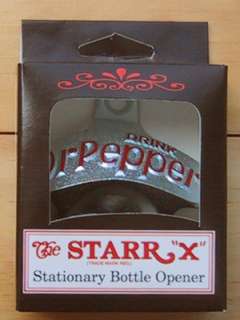 DR PEPPER Starr Wall Mount Stationary Bottle Opener NEW  