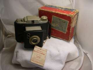 Vintage Ansco Flash Clipper Film Camera W/ Original Box  