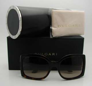 Authentic BVLGARI Tortoise Sunglasses 8057B 851/13 NEW  