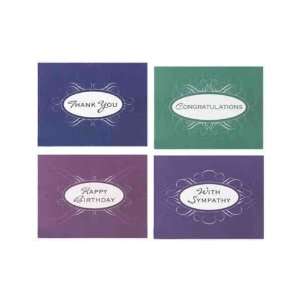  Assortment   Foil verse only   Sophisticated design greeting card 