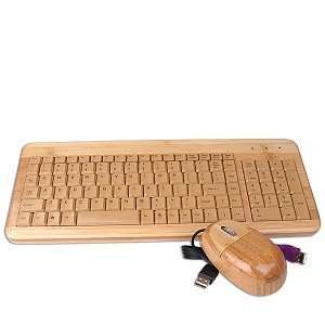 USB Keyboard & Optical Mouse Kit (Solid Wood Design 