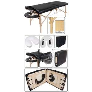   Gorgeous 2 section Black Portable Massage Table: Sports & Outdoors