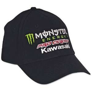 Pro Circuit Monster Flex Fitted Hat , Color Black, Size Sm Md PC5029 