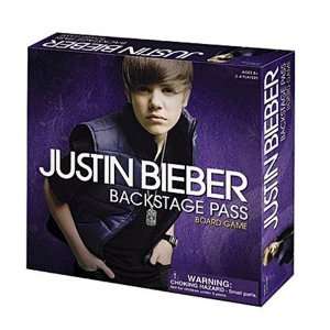  Justin Bieber Backstage Pass Board Game Toys & Games