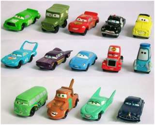 Disney Pixar Cars McQueen Figure Car New 14PCS TG0173  