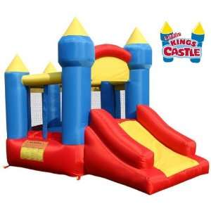    Inflatable Little Kings Castle With Slide bouncer Toys & Games