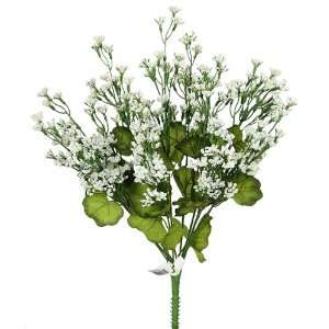    Gypso Artificial Bridal Silk Flower Filler Bush Bouquet   White B48