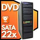 Burner 22X CD DVD Duplicator+500​GB Multiple Disc Copier Recorder 