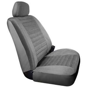   14 Custom Made Middle Bucket Seat Covers   Windsor Velour Fabric, Gray