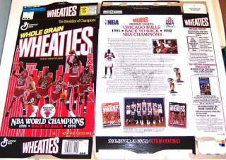 this is for one 1992 wheaties chicago bulls nba world champions cereal 