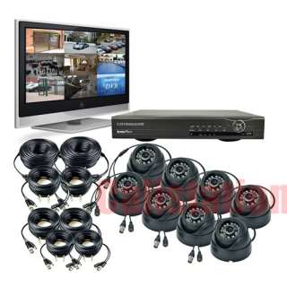 Channel Indoor CCD Security Camera System DVR 1TB 8CH H.264 