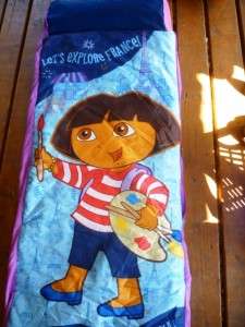 Kids Dora The Explorer Ready Inflatable Bed Sleeping Mat air Mattress 