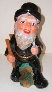 Heissner Garden Gnome Elf Chimney Sweep Lucky Charm   Discontinued 