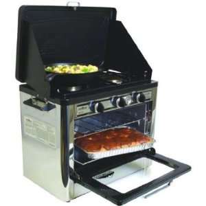 Camp Chef Camping Outdoor Oven with 2 Burner Camping Stove & FREE MINI 