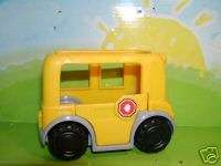 Fisher Price Little People house city mini yellow bus  