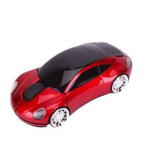 2.4G Red Car Wireless Mouse Electronics