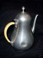 Royal Holland Pewter Coffee Pot with Wrapped Handle  