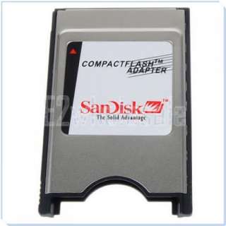 PC IDE PCMCIA to CF Compact Flash Card Reader Adaptor  