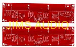 Symmetric J FET input MOSFET ClassA amplifier PCB 2pc   