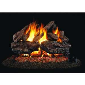 Peterson Real Fyre 18 Inch Charred Red Oak Log Set With Vented Natural 